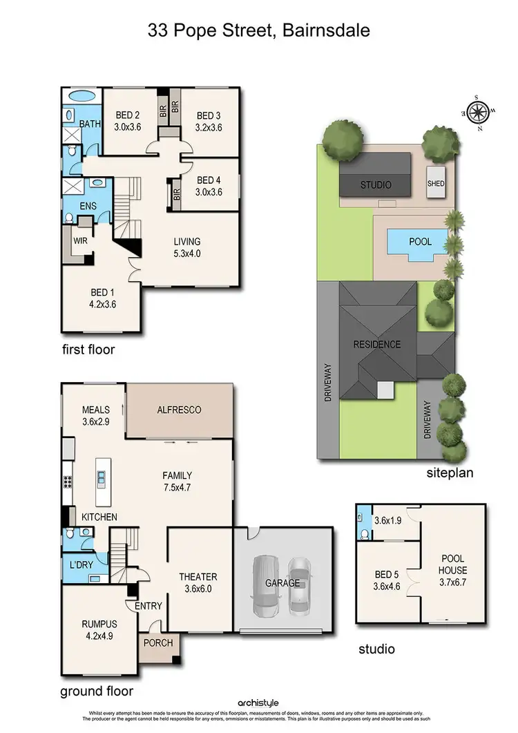 Floorplan of Homely house listing, 33 Pope Street, Bairnsdale VIC 3875