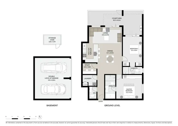 Floorplan of Homely apartment listing, B2/145 Russell Avenue, Dolls Point NSW 2219