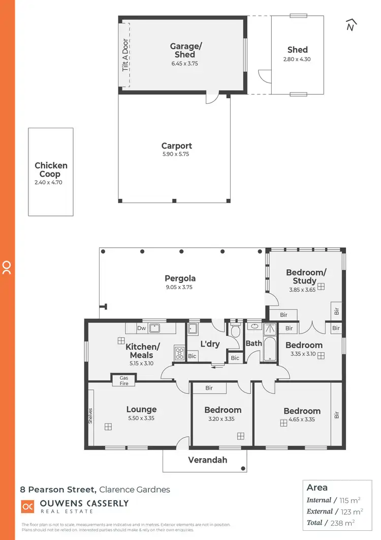 Floorplan of Homely house listing, 8 Pearson Street, Clarence Gardens SA 5039