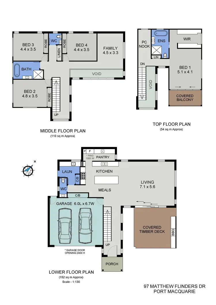 Floorplan of Homely house listing, 97 Matthew Flinders Drive, Port Macquarie NSW 2444