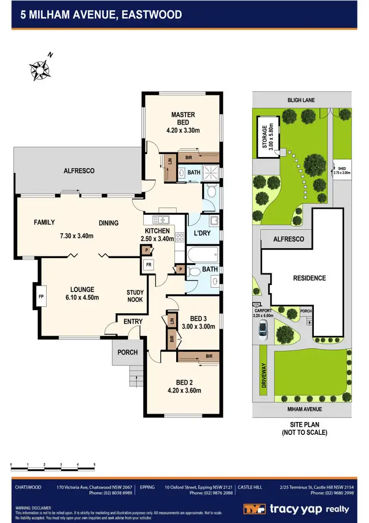 Floorplan of Homely house listing, 5 Milham Avenue, Eastwood NSW 2122