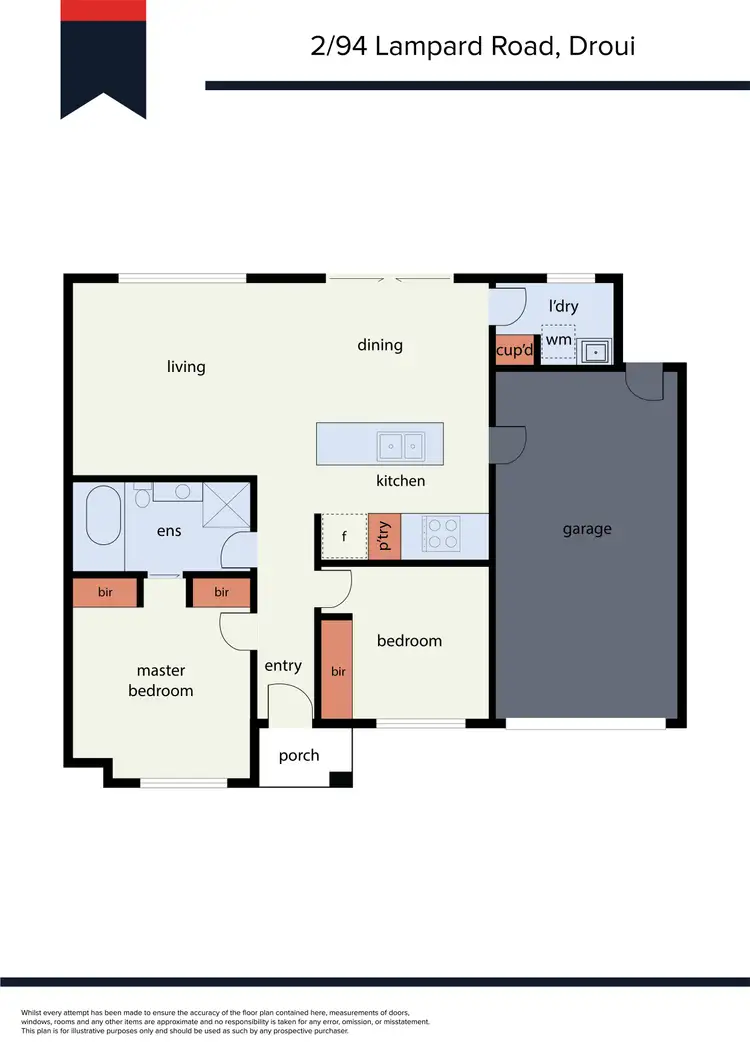 Floorplan of Homely house listing, 2/94 Lampard Road, Drouin VIC 3818