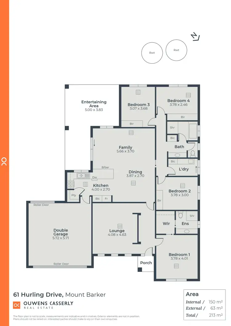 Floorplan of Homely house listing, 61 Hurling Drive, Mount Barker SA 5251