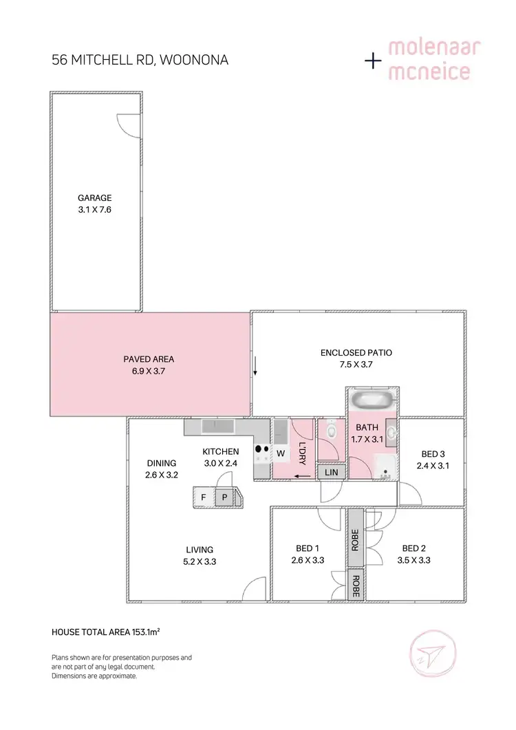 Floorplan of Homely house listing, 56 Mitchell Road, Woonona NSW 2517