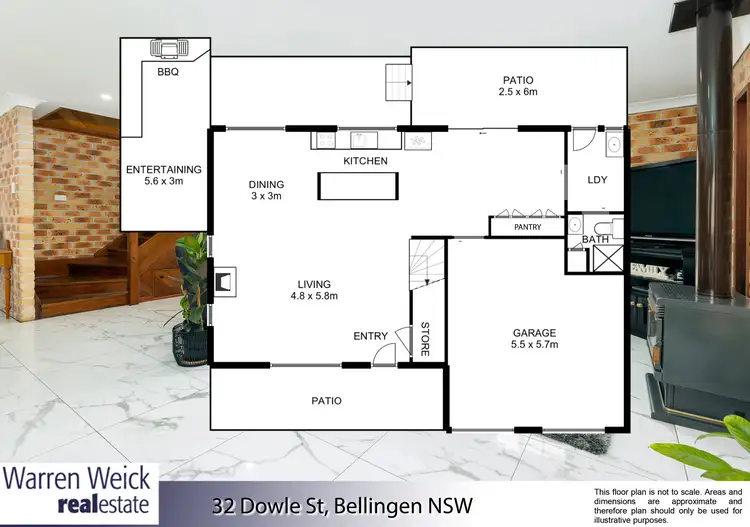 Floorplan of Homely house listing, 32 Dowle Street, Bellingen NSW 2454