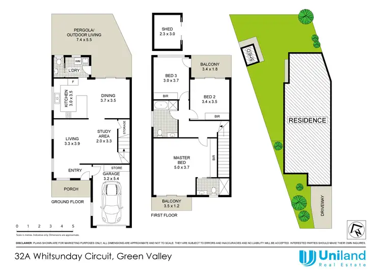 Floorplan of Homely house listing, 32A Whitsunday Circuit, Green Valley NSW 2168