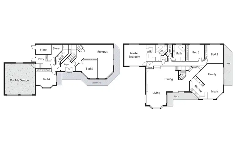 Floorplan of Homely house listing, 8 Decker Place, Fadden ACT 2904
