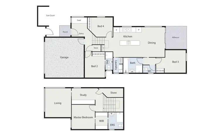 Floorplan of Homely house listing, 33 Narrambla Terrace, Lawson ACT 2617