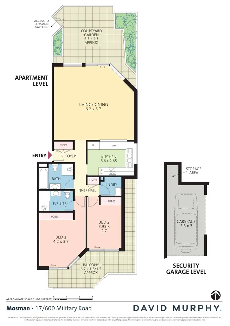 Floorplan of Homely apartment listing, 17/600 Military Road, Mosman NSW 2088