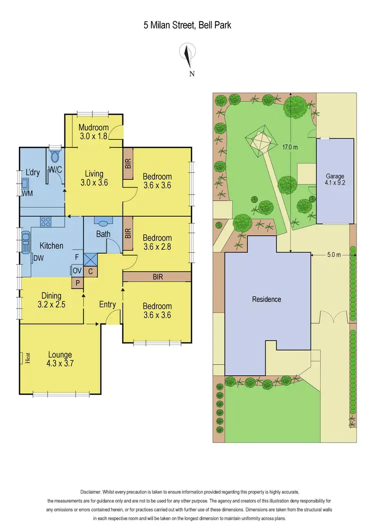 Floorplan of Homely house listing, 5 Milan Street, Bell Park VIC 3215