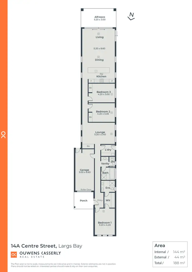 Floorplan of Homely house listing, 14A Centre Street, Largs Bay SA 5016