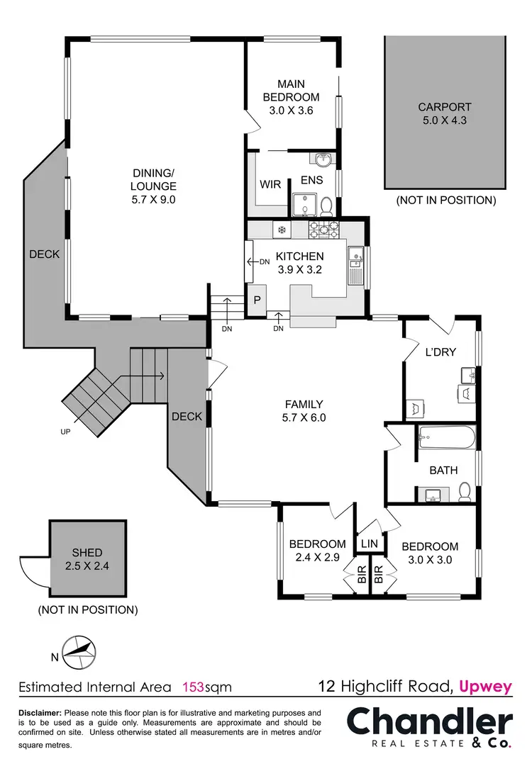 Floorplan of Homely house listing, 12 Highcliff Road, Upwey VIC 3158
