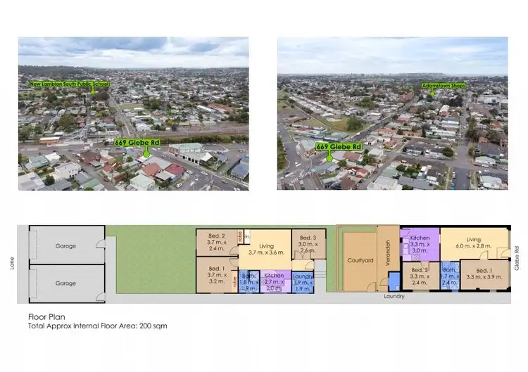 Floorplan of Homely house listing, 669 Glebe Road, Adamstown NSW 2289
