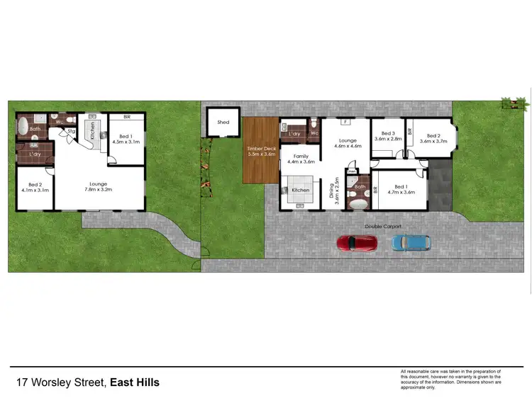 Floorplan of Homely house listing, 17 Worsley Street, East Hills NSW 2213