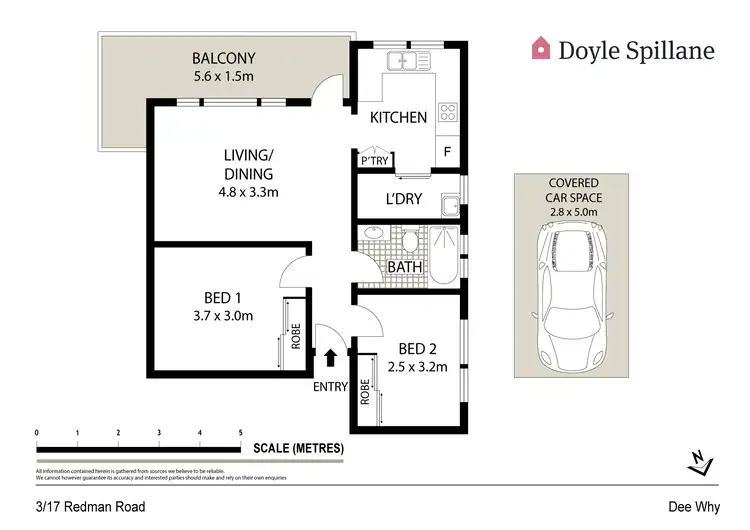 Floorplan of Homely apartment listing, 3/17 Redman Road, Dee Why NSW 2099