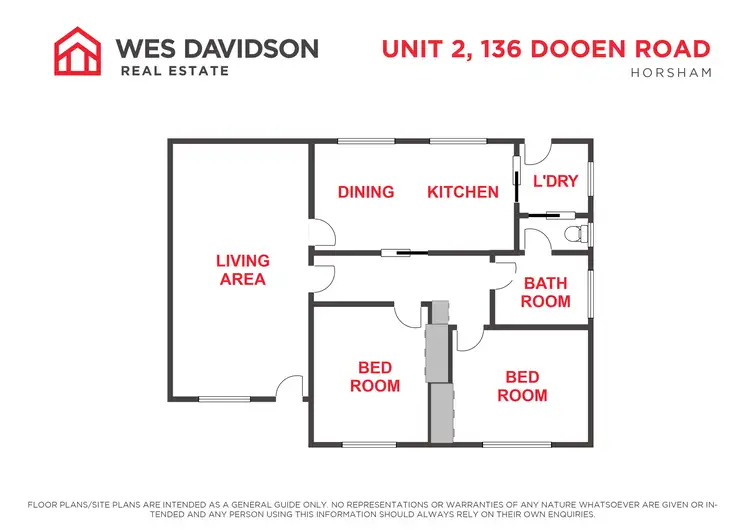 Floorplan of Homely unit listing, 2/136 Dooen Road, Horsham VIC 3400