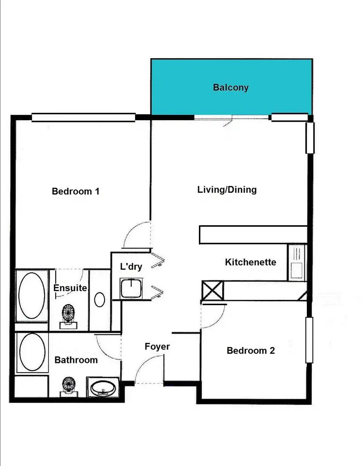 Floorplan of Homely apartment listing, 35/62 Seaview Avenue, Wirrina Cove SA 5204
