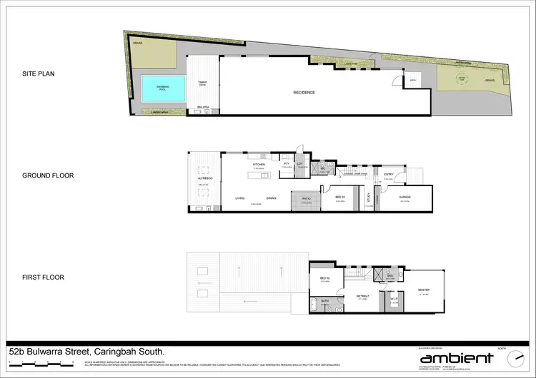 Floorplan of Homely semi-detached listing, 52b Bulwarra Street, Caringbah South NSW 2229