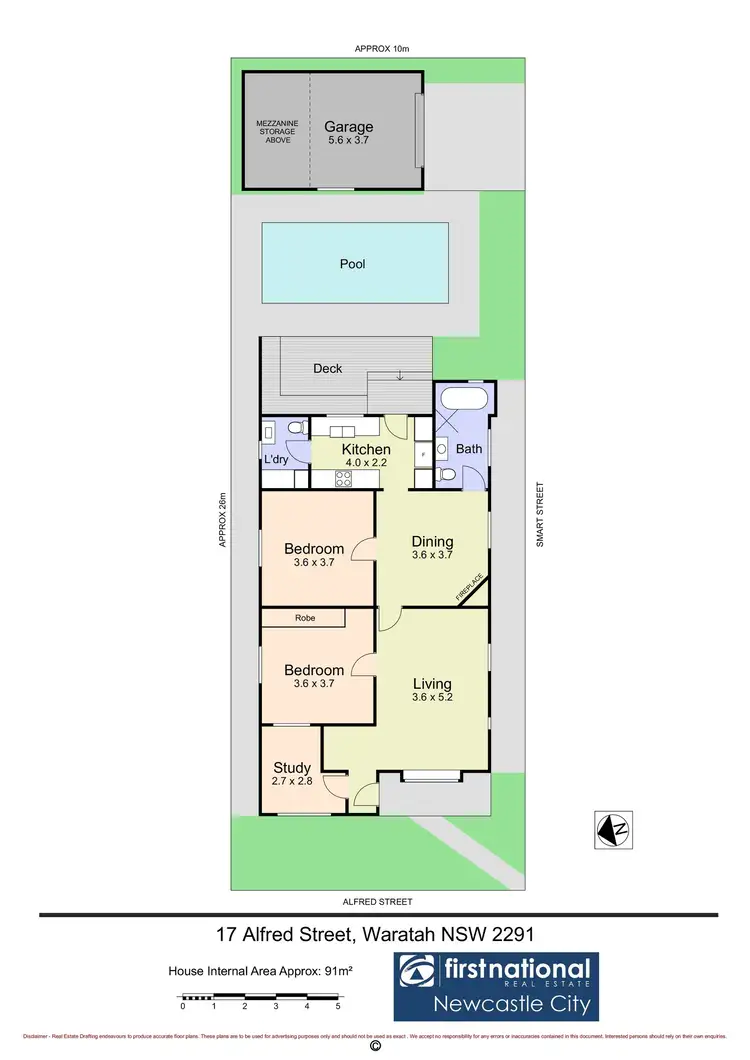 Floorplan of Homely house listing, 17 Alfred Street, Waratah NSW 2298
