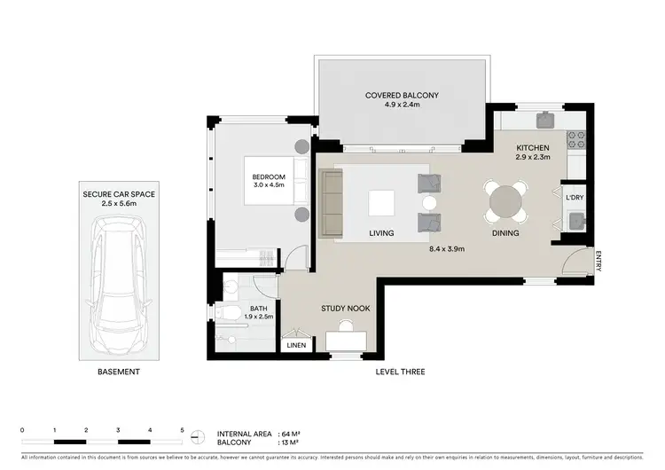 Floorplan of Homely apartment listing, 311/657 Pacific Highway, Killara NSW 2071