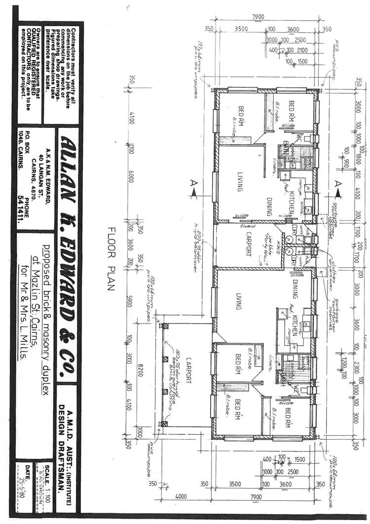 Floorplan of Homely semi-detached listing, 49 Mazlin Street, Edge Hill QLD 4870