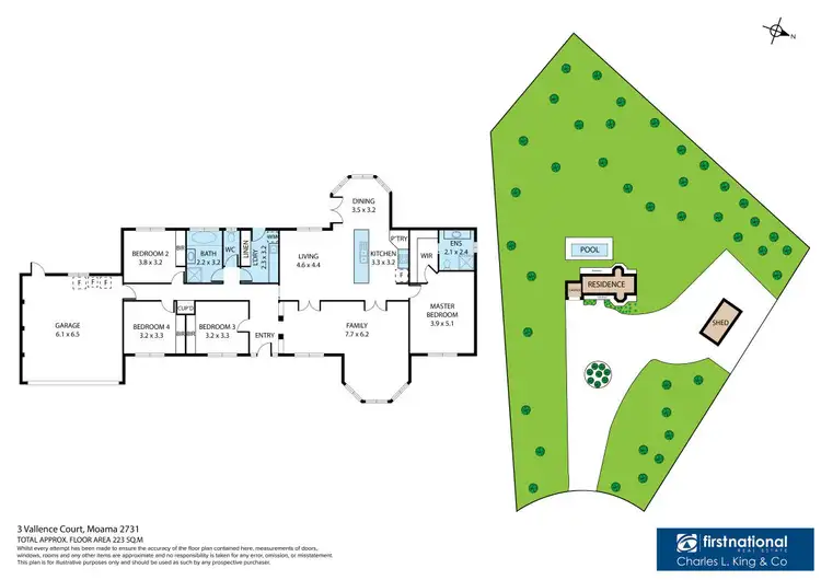 Floorplan of Homely house listing, 3 Vallence Court, Moama NSW 2731