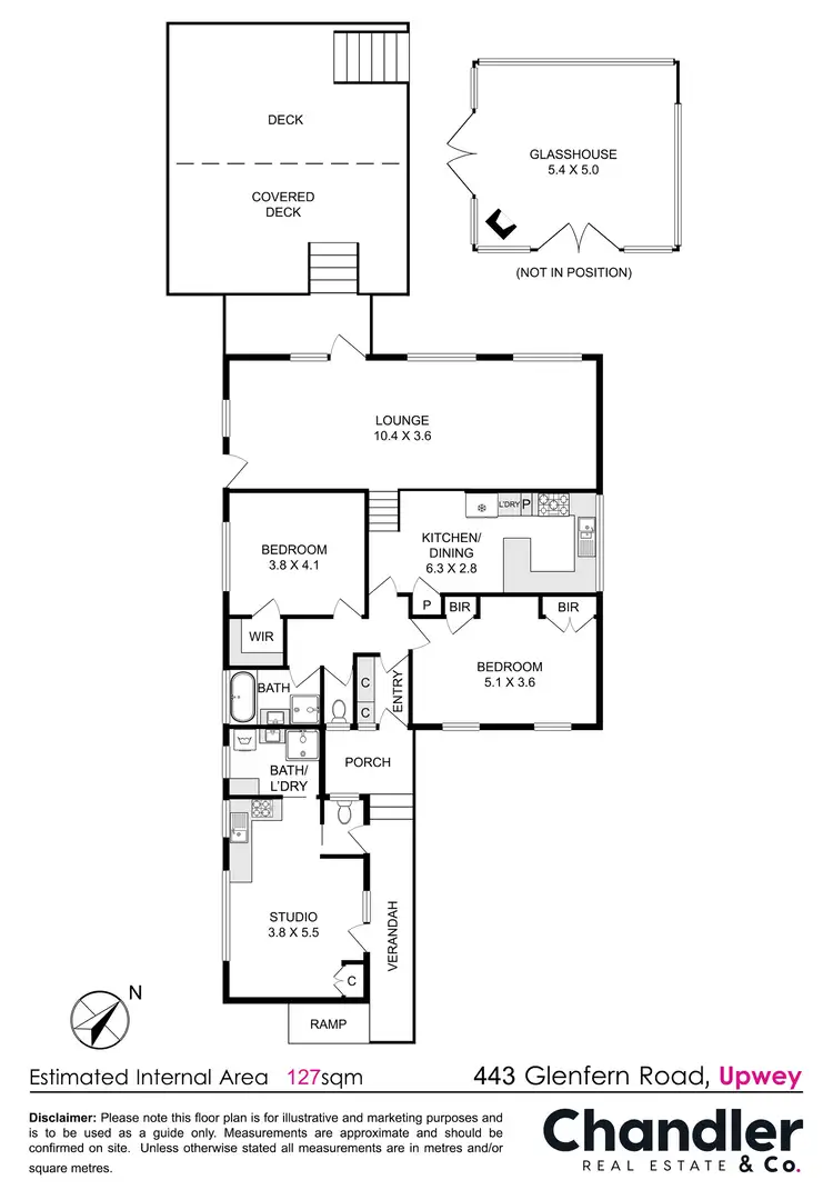 Floorplan of Homely house listing, 443 Glenfern Road, Upwey VIC 3158