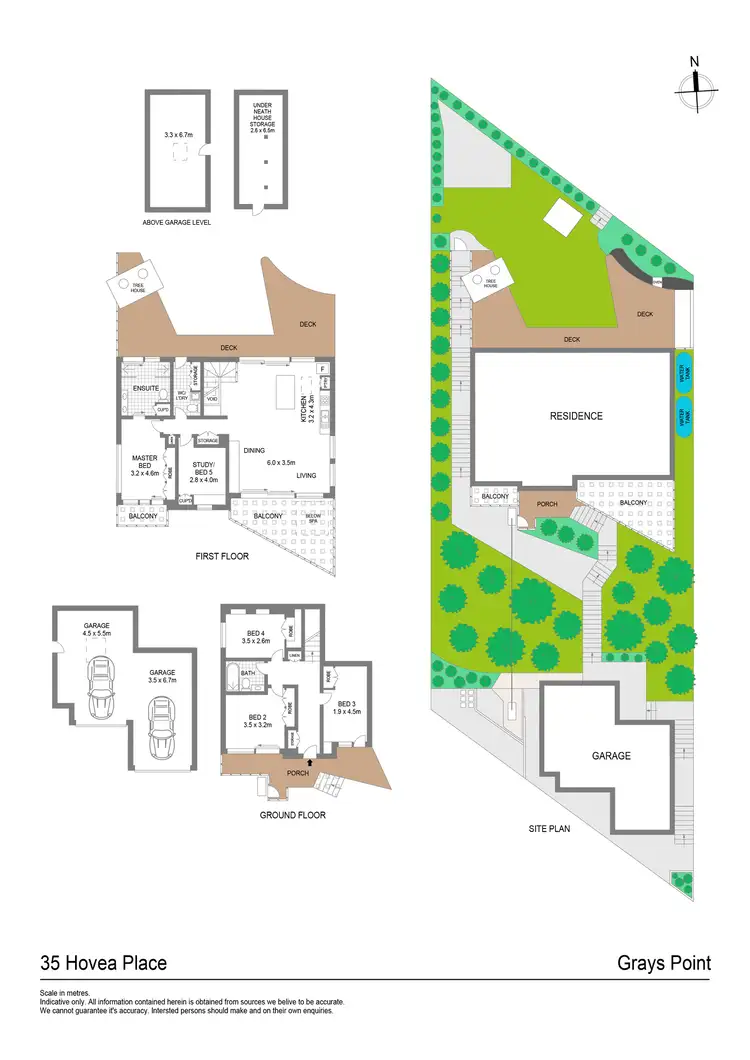 Floorplan of Homely house listing, 35 Hovea Place, Grays Point NSW 2232