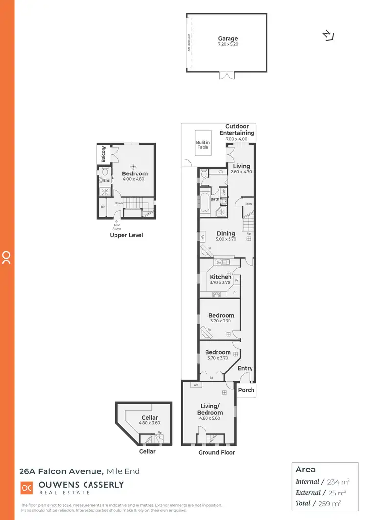 Floorplan of Homely house listing, 26A Falcon Avenue, Mile End SA 5031
