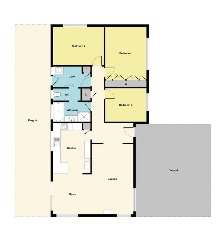 Floorplan of Homely house listing, 50 Dundas Road, Maryborough VIC 3465