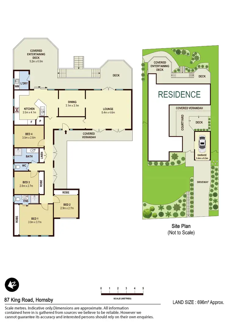 Floorplan of Homely house listing, 87 King Road, Hornsby NSW 2077