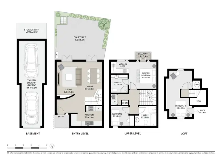 Floorplan of Homely townhouse listing, 7/365 Miller Street, Cammeray NSW 2062