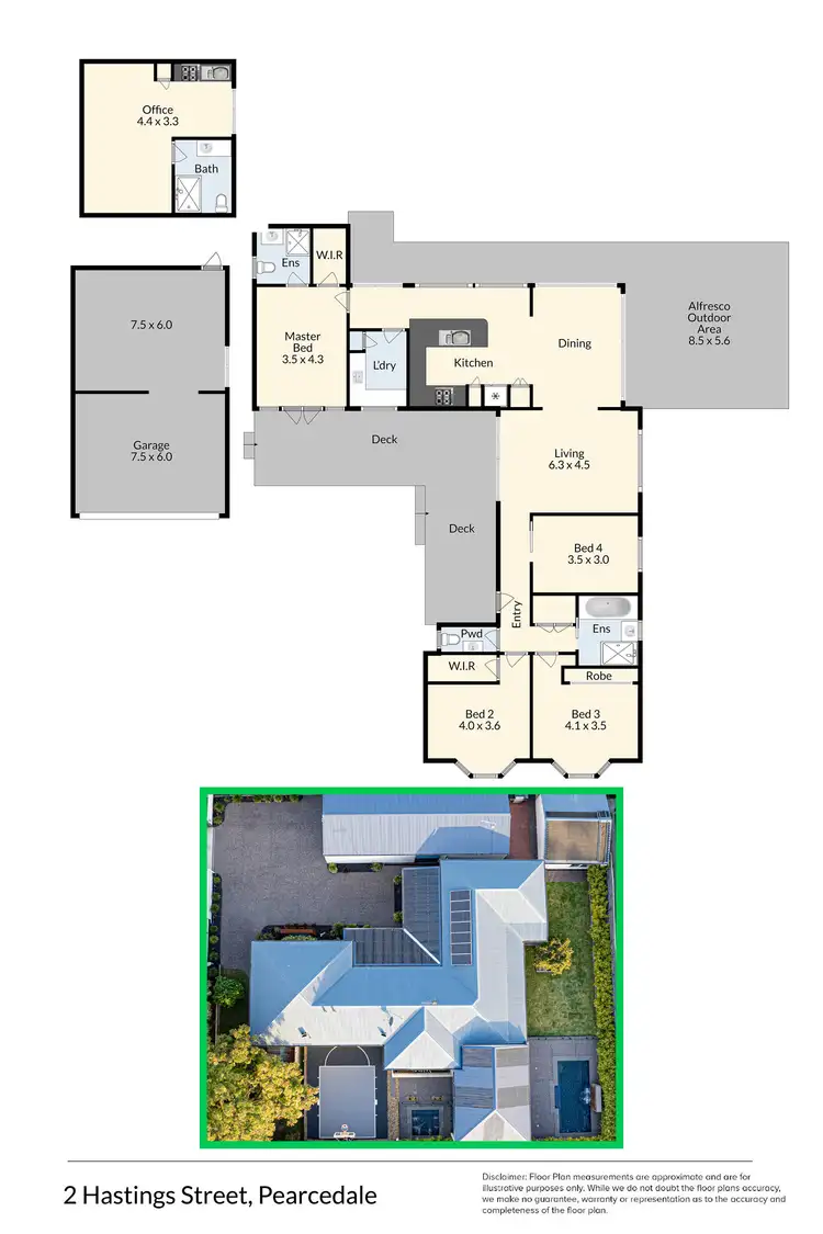 Floorplan of Homely house listing, 2 Hastings Street, Pearcedale VIC 3912