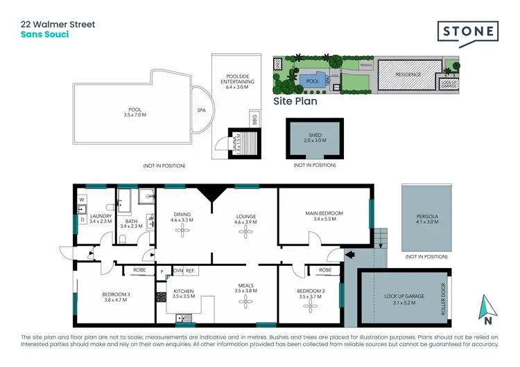 Floorplan of Homely house listing, 22 Walmer Street, Sans Souci NSW 2219