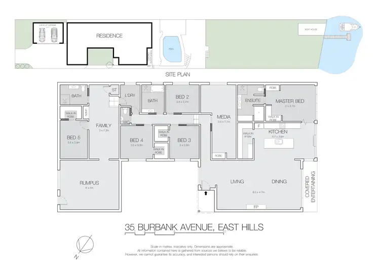 Floorplan of Homely house listing, 35 Burbank Avenue, East Hills NSW 2213