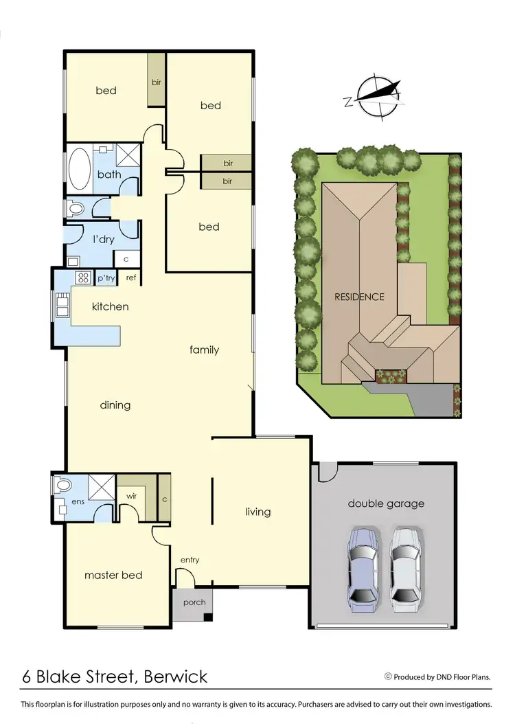 Floorplan of Homely house listing, 6 Blake Street, Berwick VIC 3806