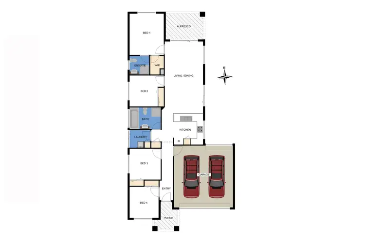 Floorplan of Homely house listing, 59 Isabella Way, Tarneit VIC 3029
