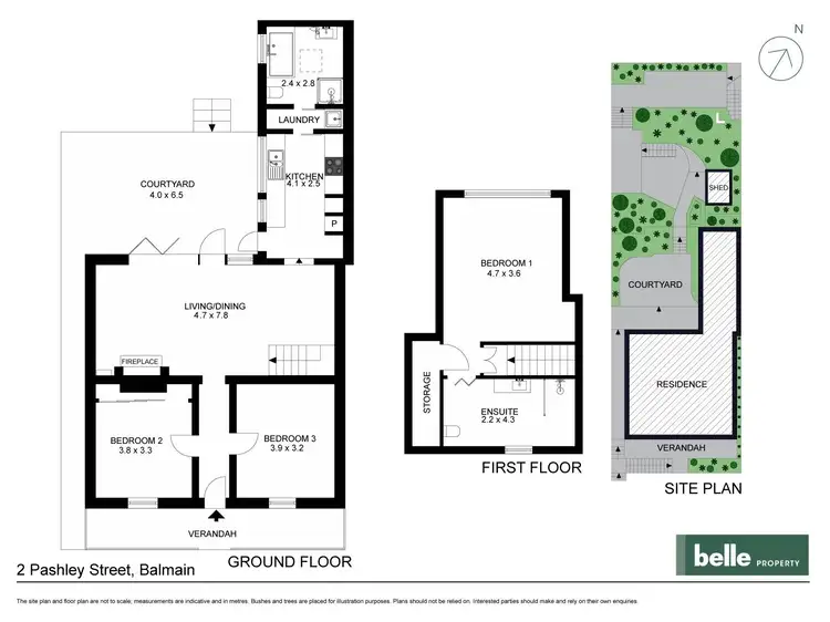 Floorplan of Homely house listing, 2 Pashley Street, Balmain NSW 2041