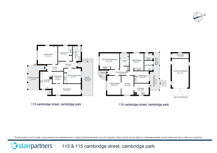 Floorplan of Homely house listing, 113 & 115 Cambridge Street, Cambridge Park NSW 2747