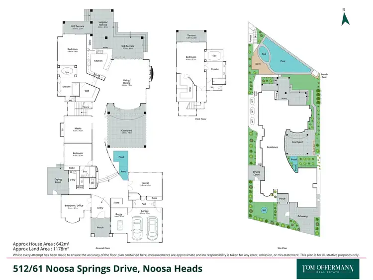 Floorplan of Homely house listing, 512/61 Noosa Springs Drive, Noosa Heads QLD 4567