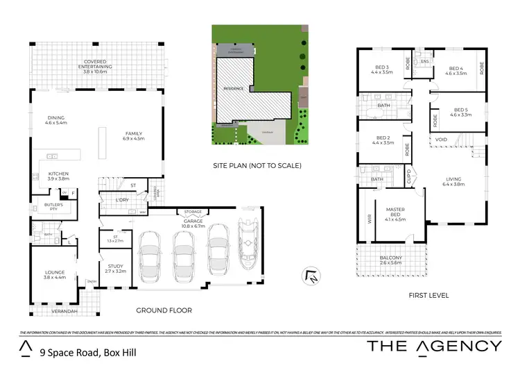 Floorplan of Homely house listing, 9 Space Road, Box Hill NSW 2765