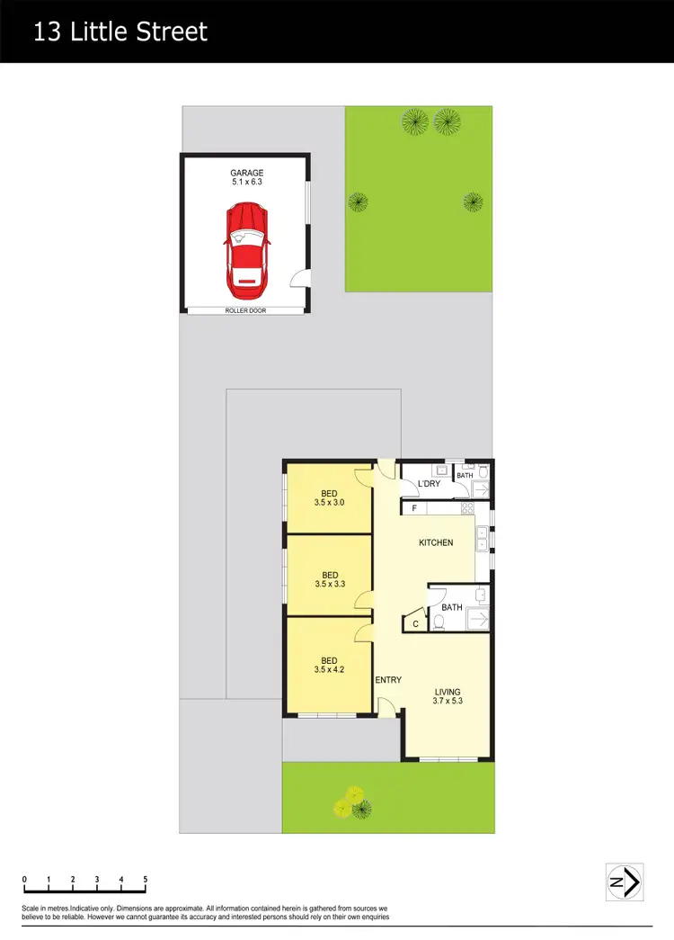Floorplan of Homely house listing, 13 Little Street, Deer Park VIC 3023