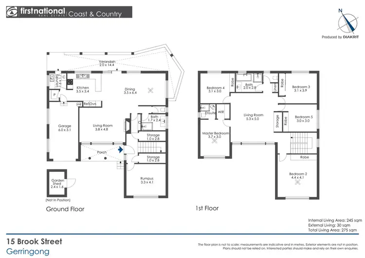 Floorplan of Homely house listing, 15 Brook Street, Gerringong NSW 2534