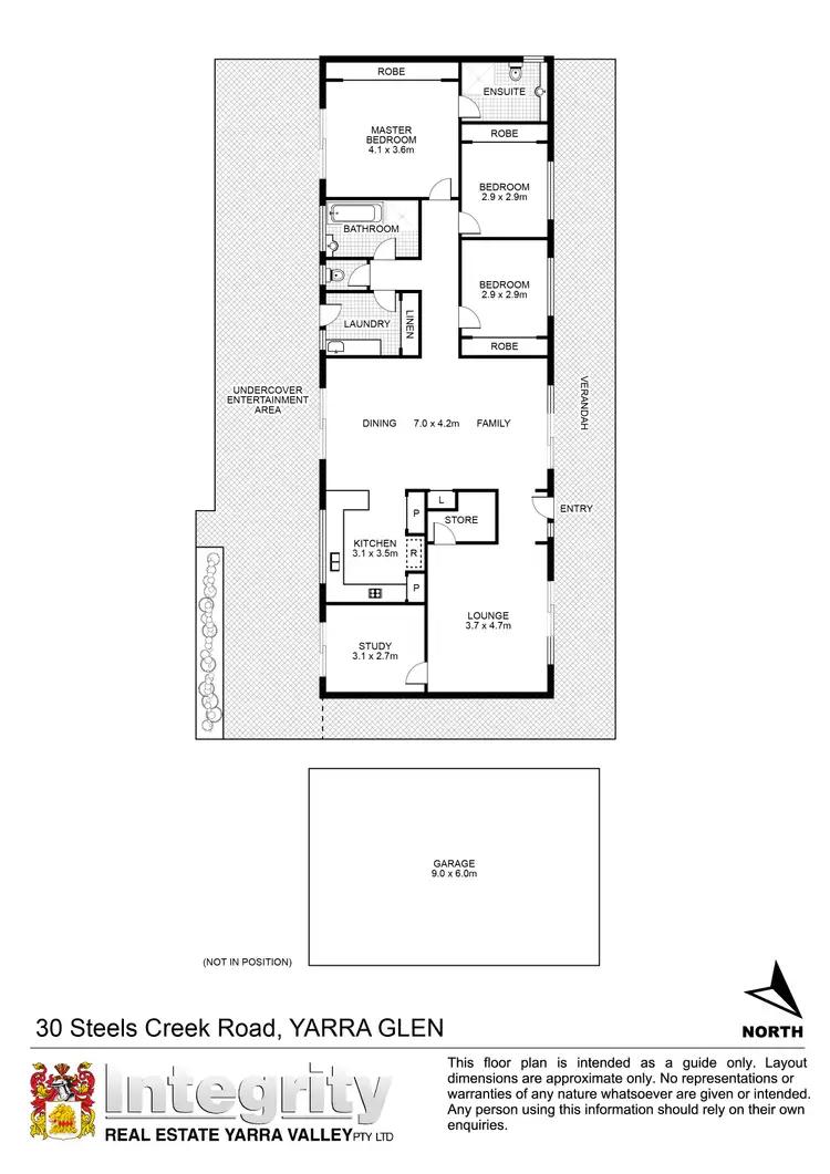 Floorplan of Homely house listing, 30 Steels Creek Road, Yarra Glen VIC 3775