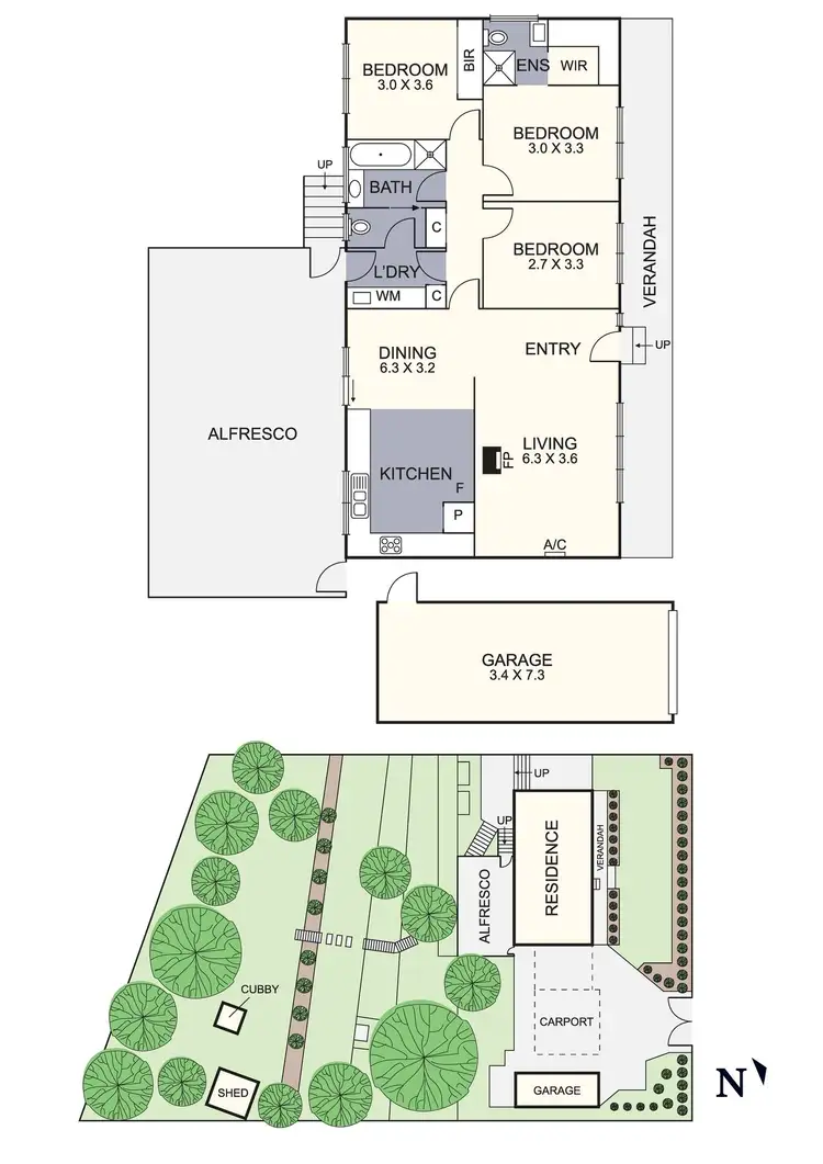 Floorplan of Homely house listing, 12 Bambara Road, Hurstbridge VIC 3099