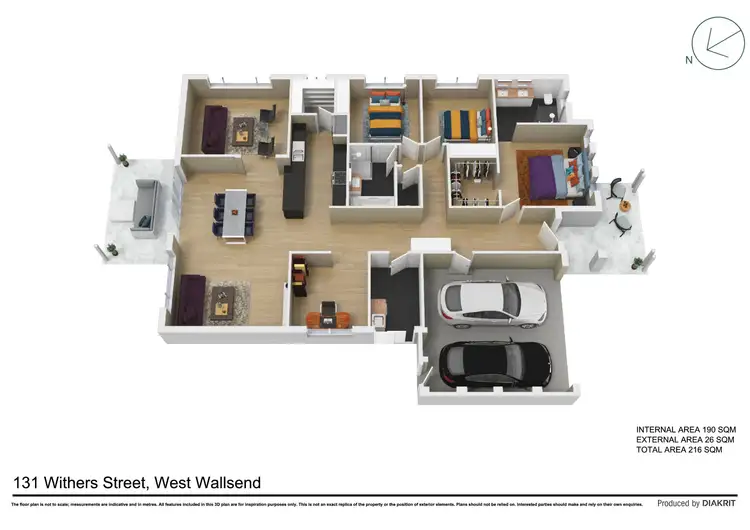 Floorplan of Homely house listing, 131 Withers Street, West Wallsend NSW 2286