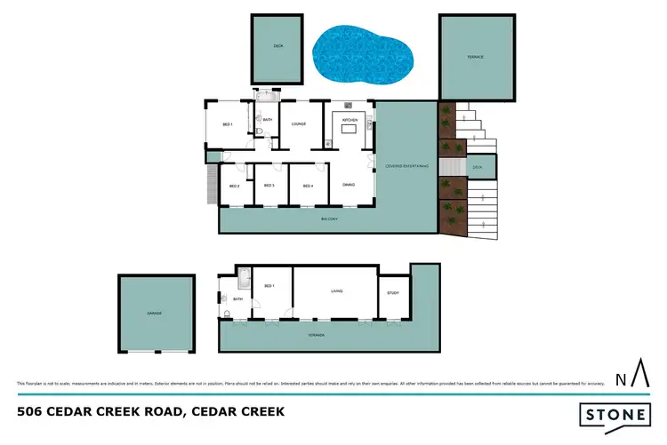 Floorplan of Homely house listing, 506 Cedar Creek Road, Cedar Creek QLD 4207