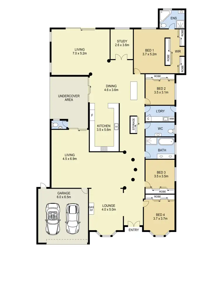 Floorplan of Homely house listing, 18 Nicholson Terrace, Taylors Hill VIC 3037