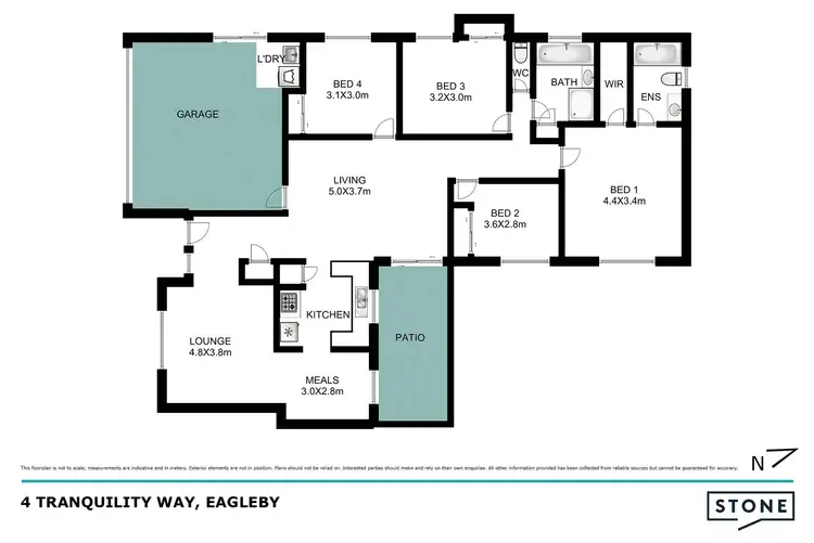 Floorplan of Homely house listing, 4 Tranquillity Way, Eagleby QLD 4207