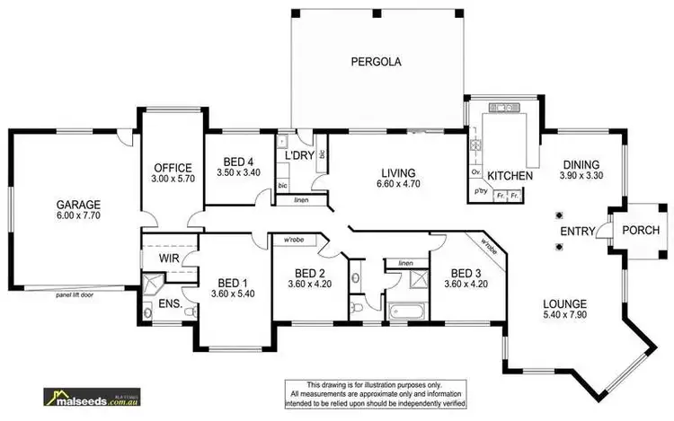 Floorplan of Homely house listing, 15 Turnbull Drive, Mount Gambier SA 5290